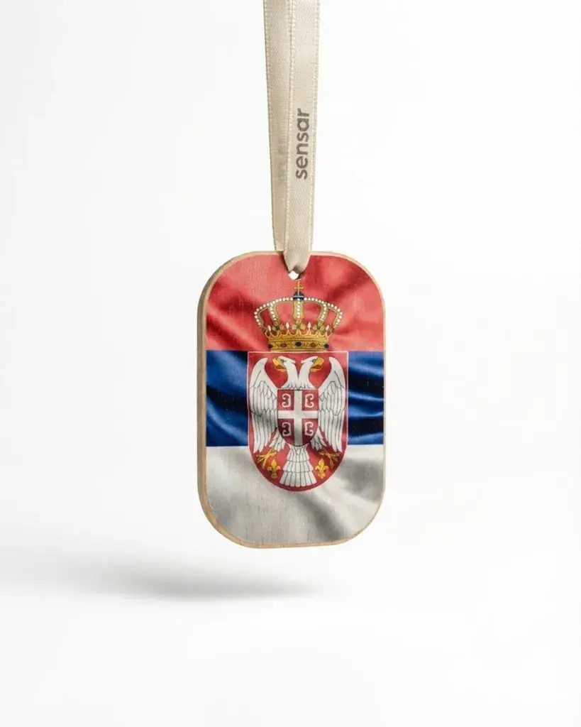 Sensar Osveživač za auto Zastava Srbija, Bubble gum