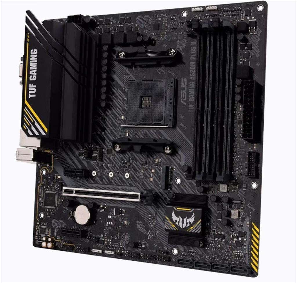 Asus matična ploča AM4 A520M-Plus II Tuf Gaming 4xddr4 4866Mhz (O.C), Hdmi, Dp, Vga, 1xpciec16, 2xpciex1, 1xm.2, 4xsataiii, 90Mb17G0-M0Eay0
