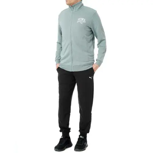 Puma Muška trenerka Class Sweat, Sivo-crna