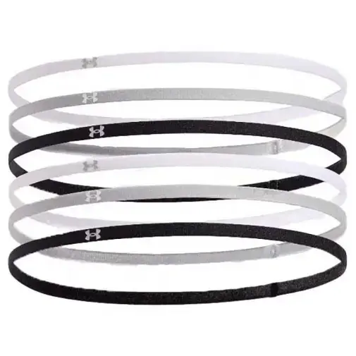 Under Armour Ženska traka za glavu W Mini Elastic, 6 komada, Višebojne