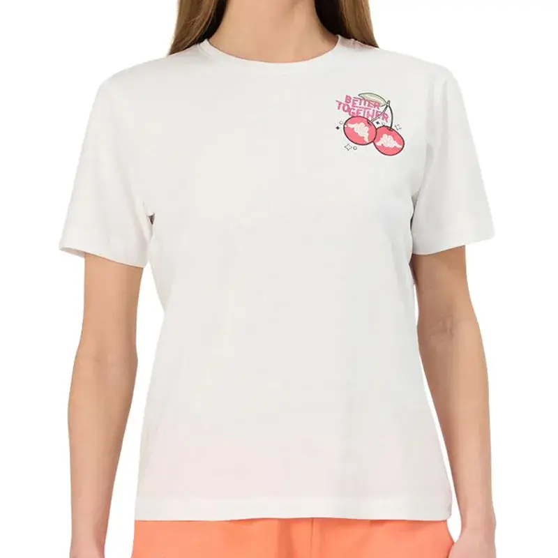 Kappa Ženska majica Logo Gertu, Bela