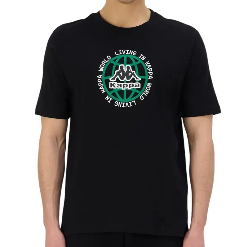 Kappa Muška majica Logo Gunno, Crna