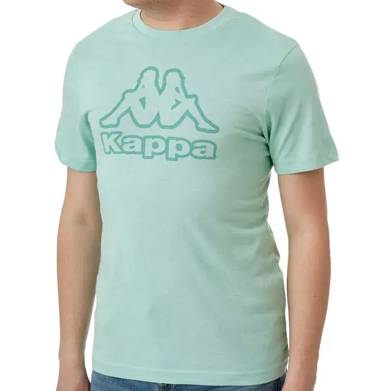 Kappa Muška majica Logo Creamy, Zelena