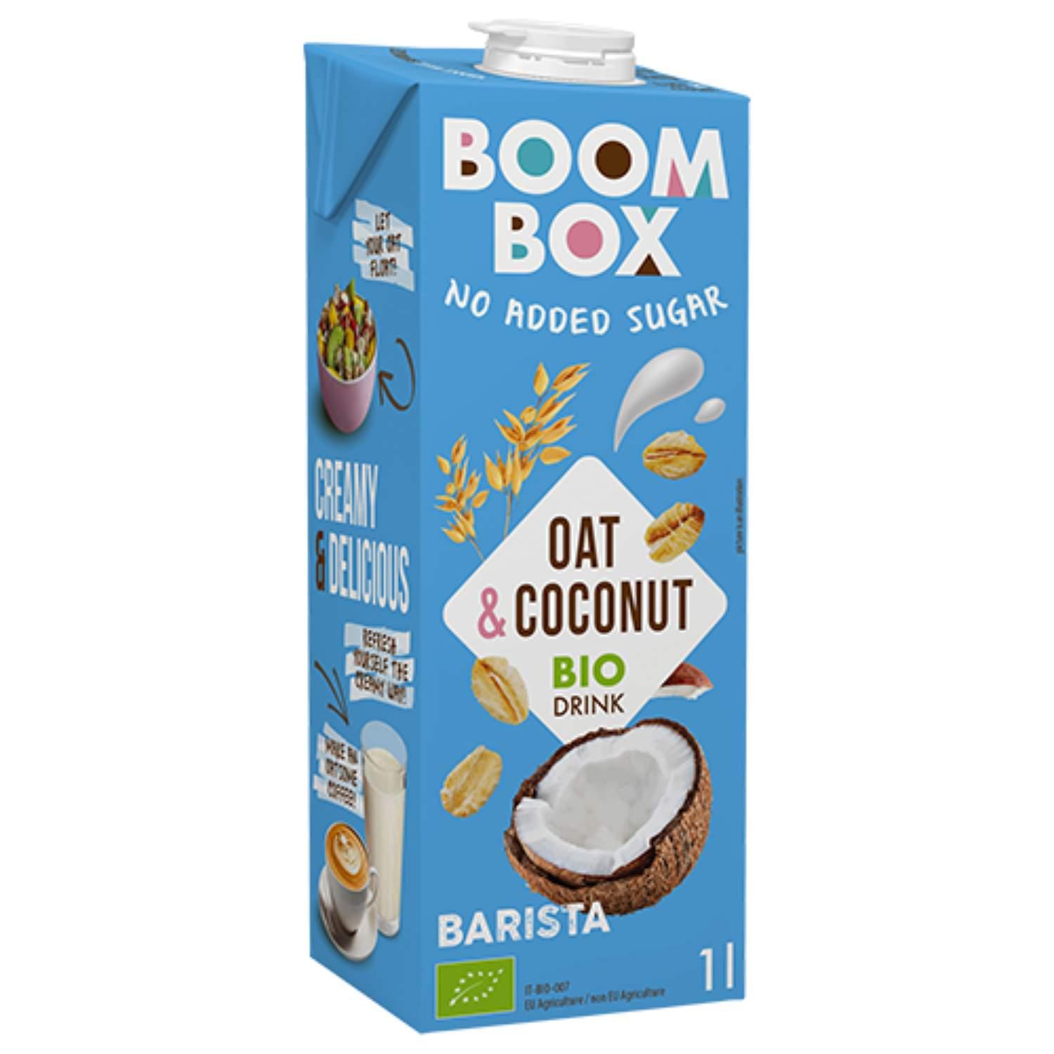 Boom Box Ovseni napitak Bio s kokosom, 1l