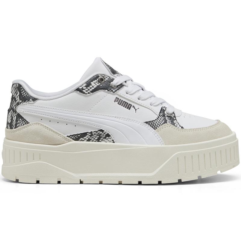 Puma Ženske patike Karmen II Idol Snake Chic, Krem-bele