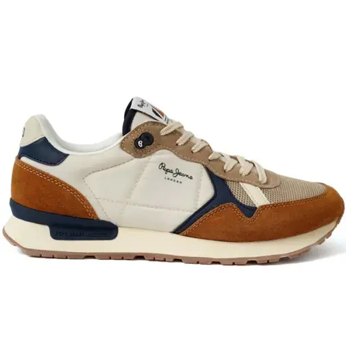 Pepe Jeans Muške patike Brit Camp M, Bež-krem