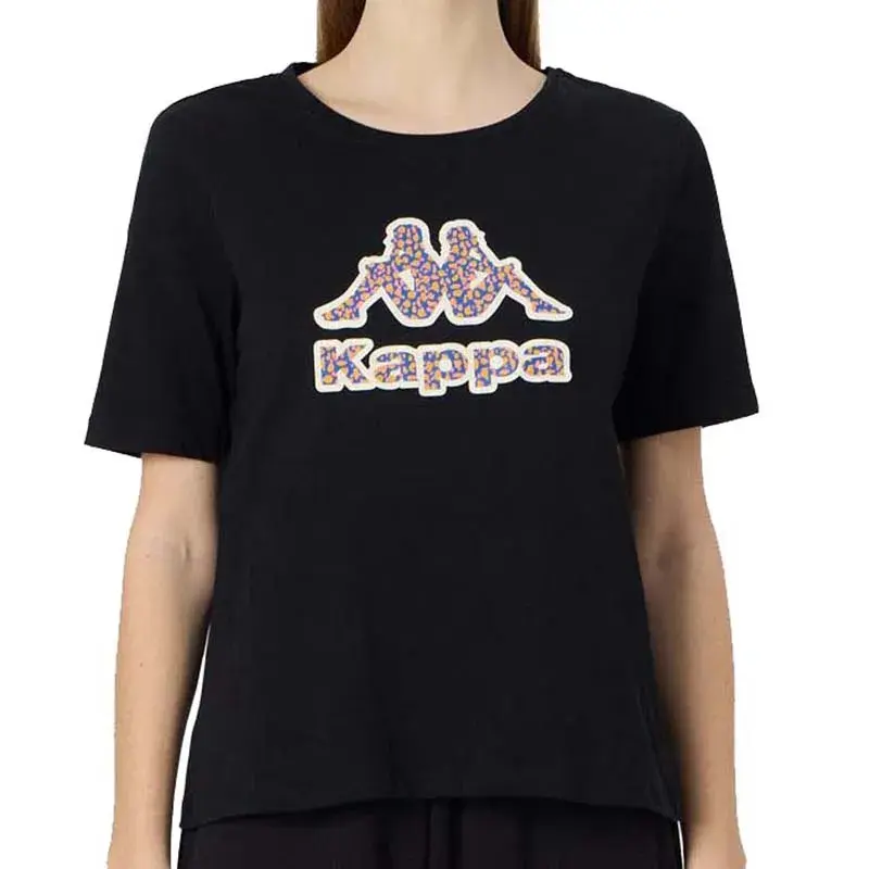 Kappa Ženska majica Logo Gopota, Crna