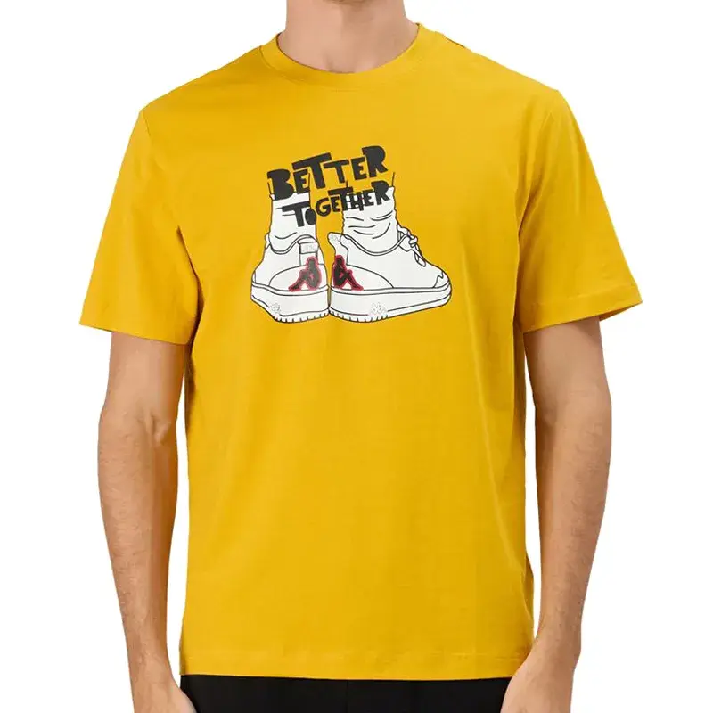 Kappa Muška majica Logo Glabu, Žuta