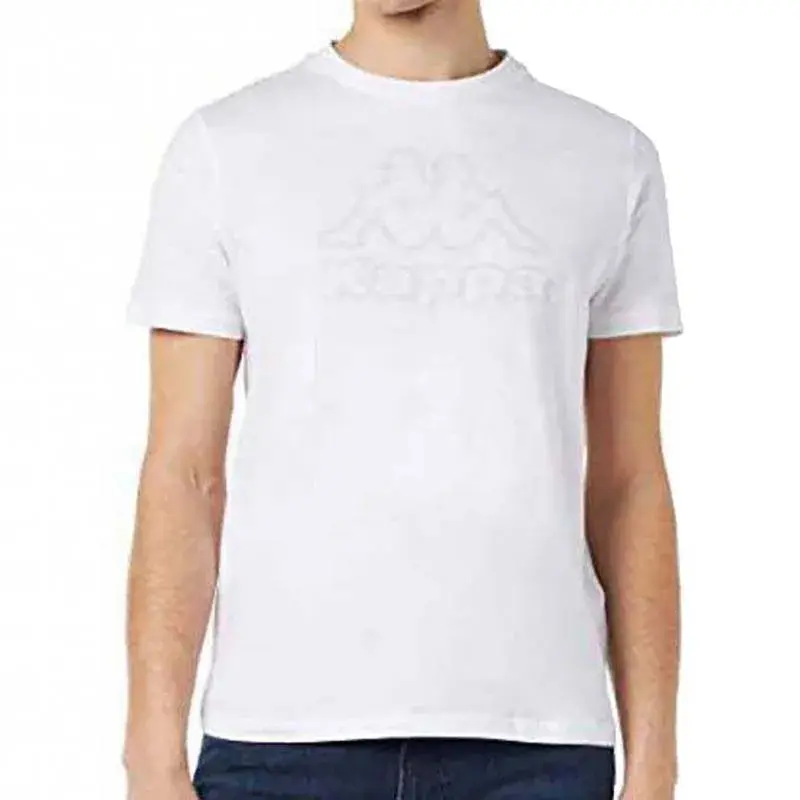 Kappa Muška majica Logo Creamy, Bela