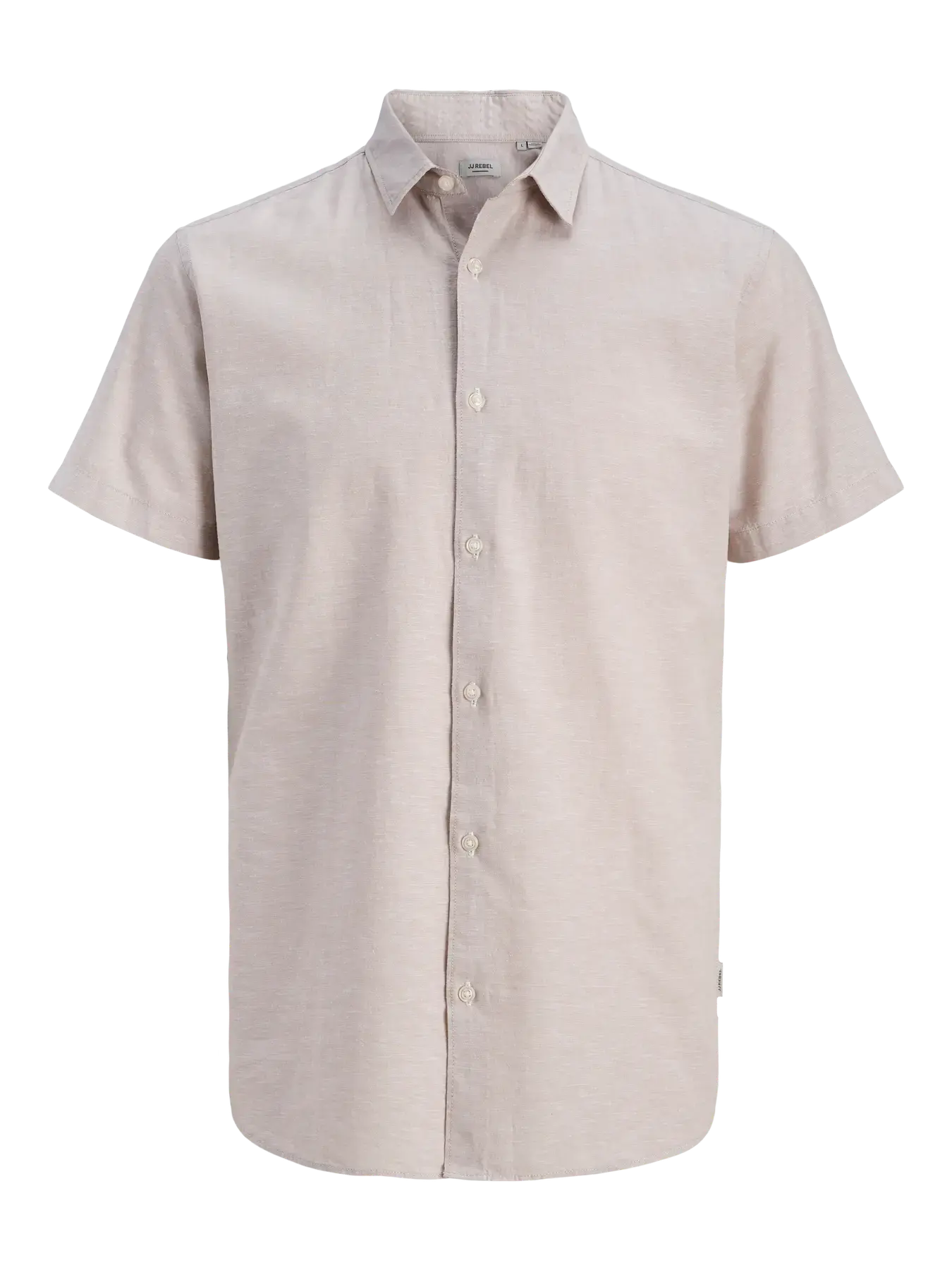 JJ REBEL Muška košulja na kratke rukave 12270668, Bež