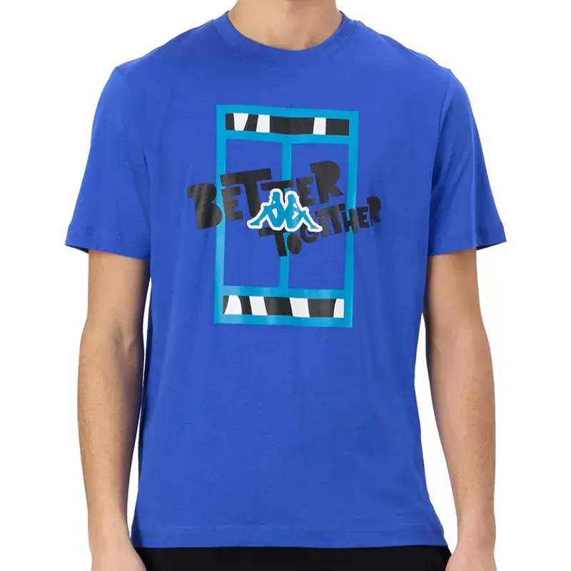 Kappa Muška majica Logo Gimmio, Plava