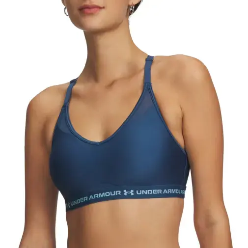 Under Armour Ženski sportski top Ua Crossback Low, Plavi