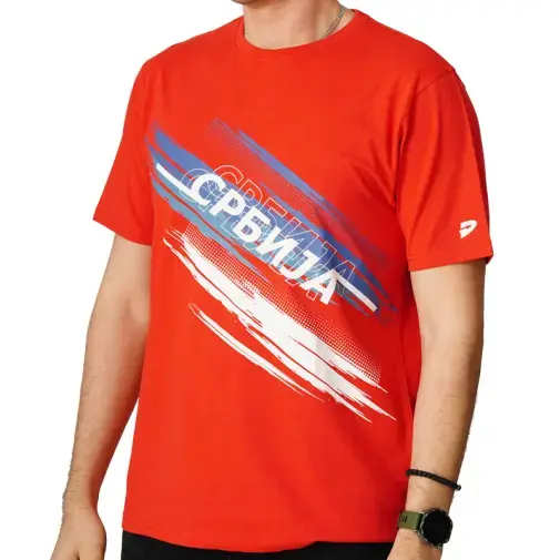 Đak Muška majica Srbija, Crvena