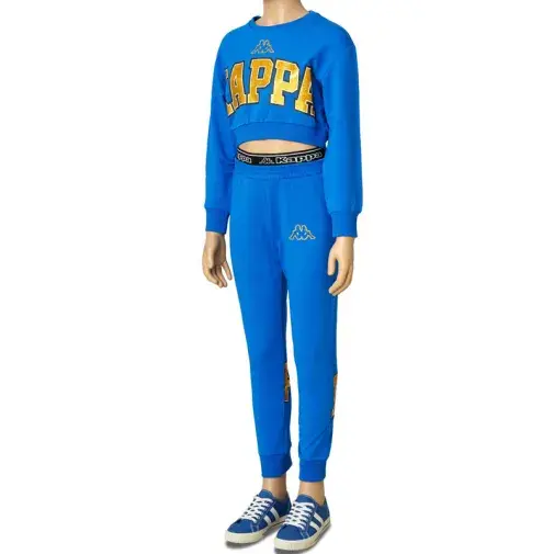 Kappa Komplet trenerka za devojčice Logo Depv3245F, Plava