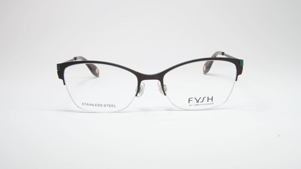 Fysh Ženski dioptrijski okvir 3612 851, Crno-tirkizni