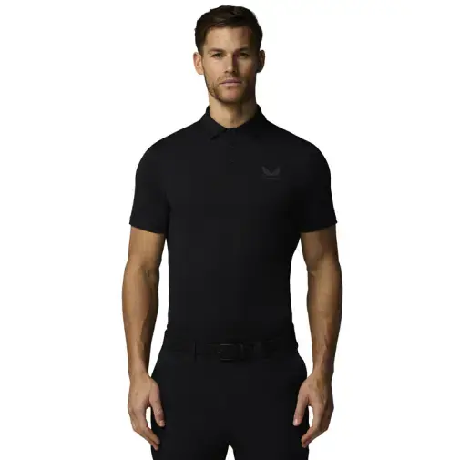 Castore Muška majica Essential Polo, Crna
