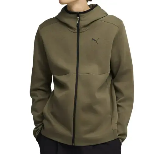 Puma Muški duks Pumatech Full-Zip Hoodie Dk, Zeleni
