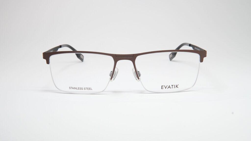 Evatik Muški dioptrijski okvir 9194 M102, Braon-crni