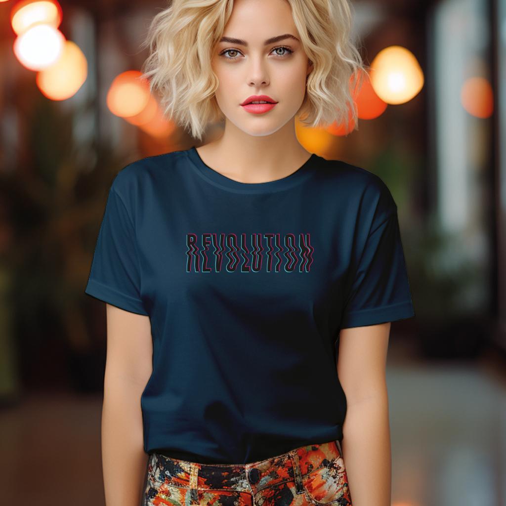 Camiseta Majica sa štampanim printom Cam 152, Ženska, Tamnoplava