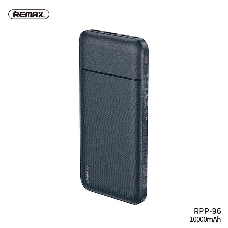 Remax Power bank Lango RPP-96, 2 USB, 10000mAh, Tamnoplavi