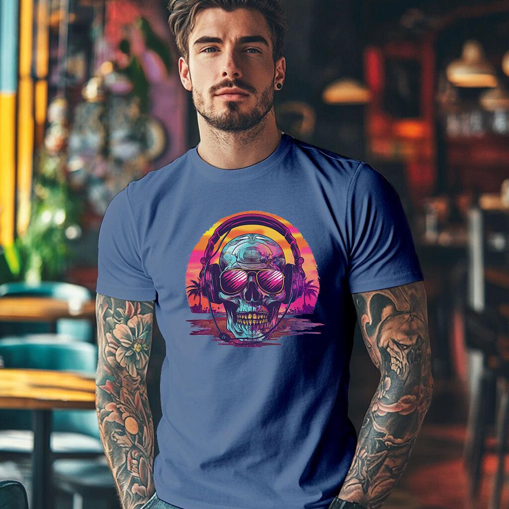 Camiseta Majica sa štampanim printom Cam 361, Muška, Borovnica