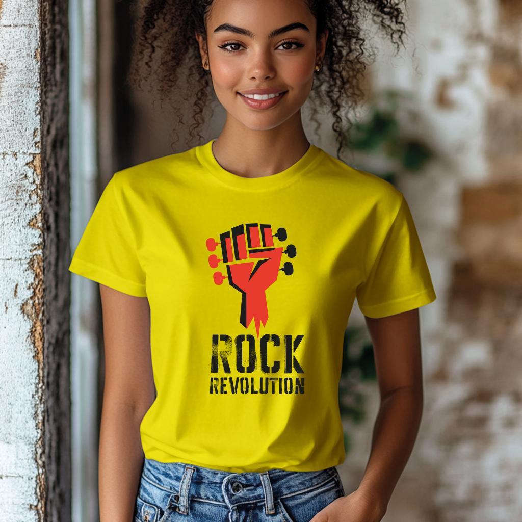 Camiseta Majica sa štampanim printom Cam 155, Ženska, Žuta