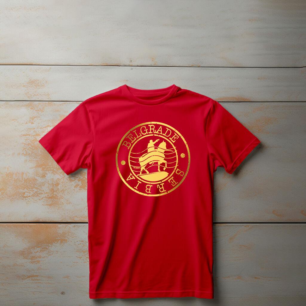 Camiseta Majica sa štampanim printom Cam 197, Dečija, Crvena