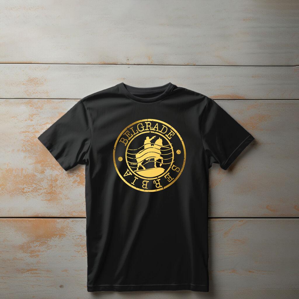 Camiseta Majica sa štampanim printom Cam 197, Dečija, Crna