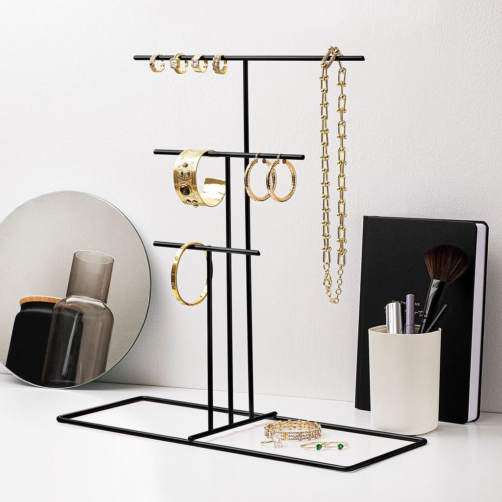 Aberto Design Stalak za nakit TK-006, 40x41x15, Crni