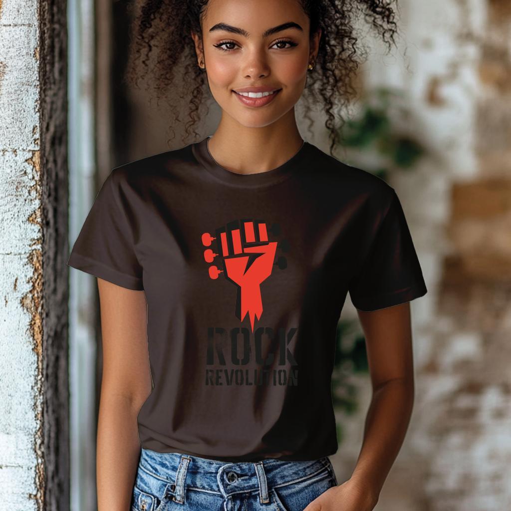 Camiseta Majica sa štampanim printom Cam 155, Ženska, Čokolada