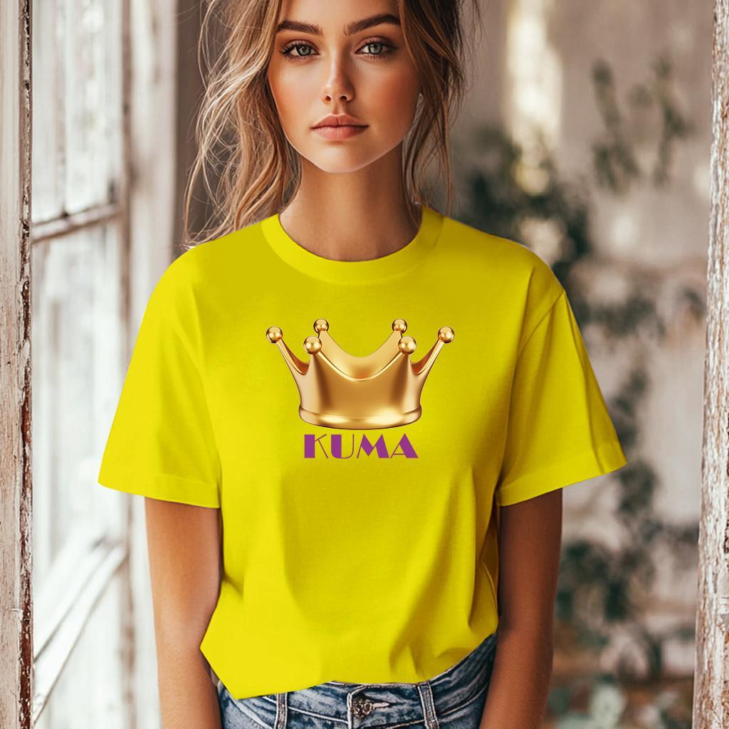 Camiseta Majica sa štampanim printom Cam 313, Ženska, Žuta