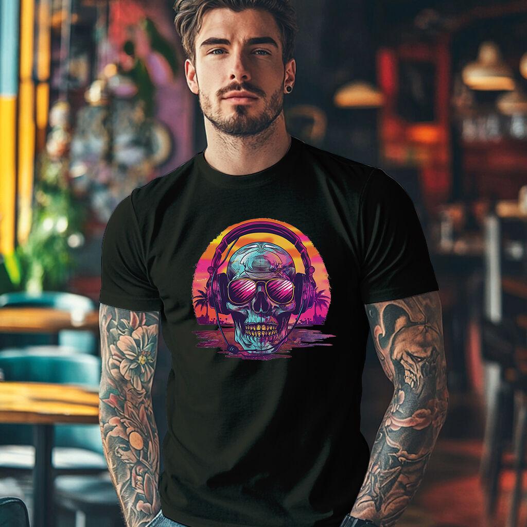 Camiseta Majica sa štampanim printom Cam 361, Muška, Crna