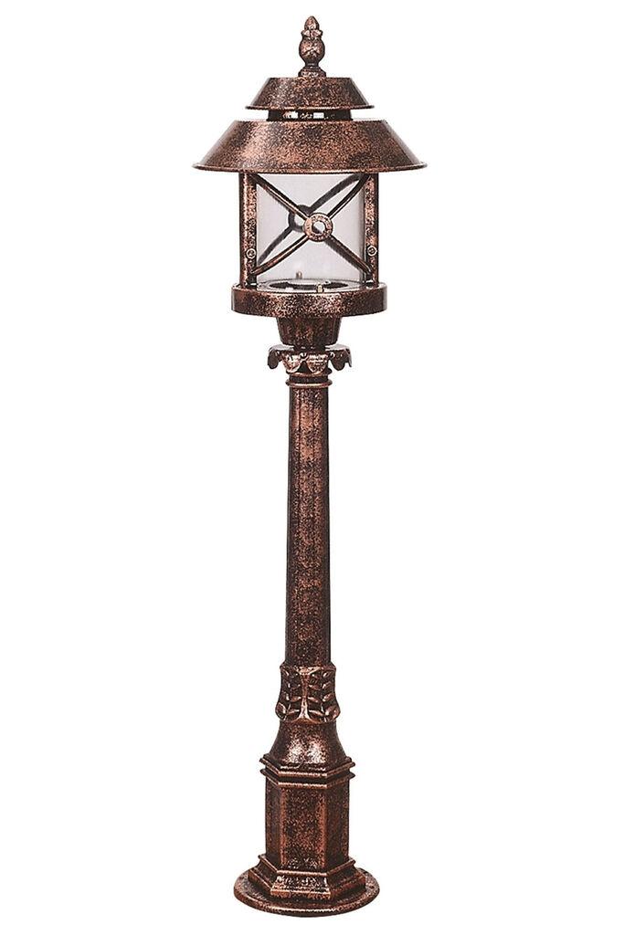 Opviq Spoljna lampa BSU-68199-BKR-B, 100 cm, Podna, IP65, E27, 60W, Braon