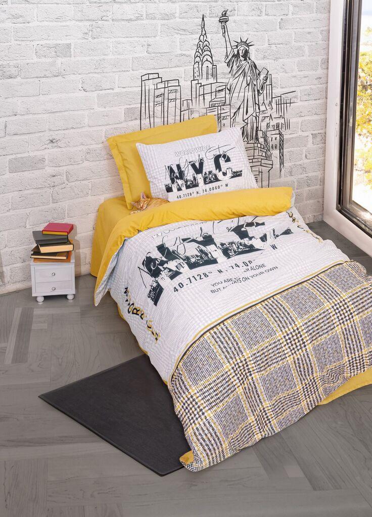 L'essentiel Maison  Set Single dečije posteljine Worldwide, 160x220 cm, Oker