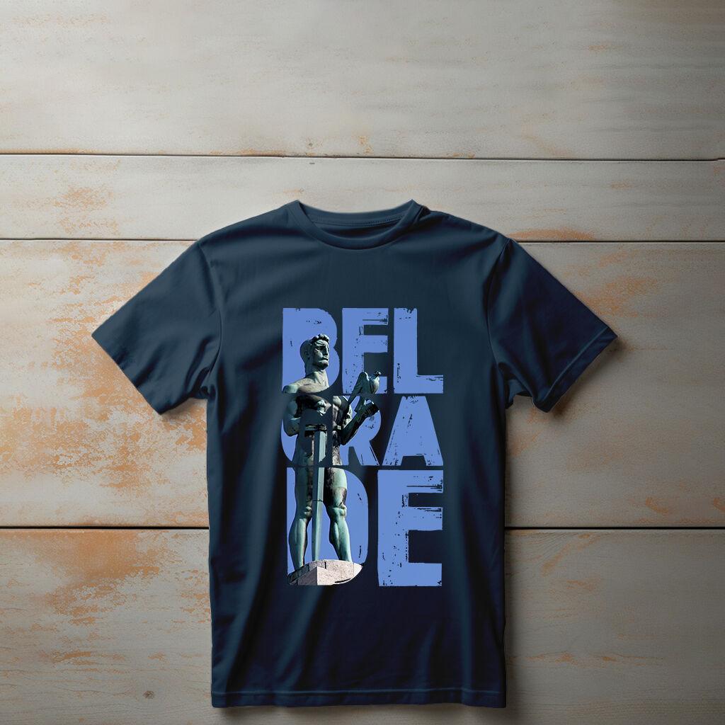 Camiseta Majica sa štampanim printom Cam 192, Dečija, Tamnoplava