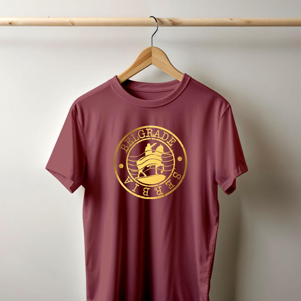 Camiseta Majica sa štampanim printom Cam 197, Muška, Prljavo roze