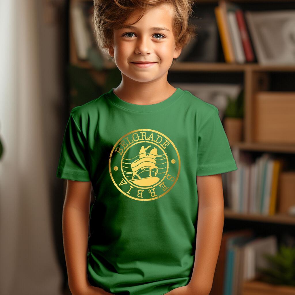 Camiseta Majica sa štampanim printom Cam 197, Dečija, Zelena