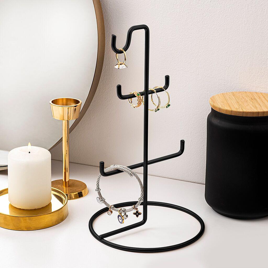 Aberto Design Držač za nakit TK-003-B, 15x27 cm, Crni