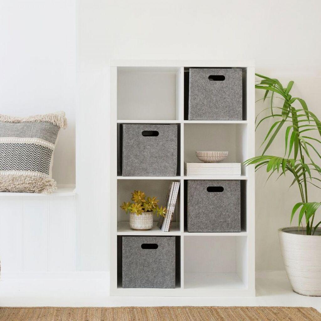 Aberto Design Set kutija za odlaganje stvari HMY-6356, 4 komada, Sivi