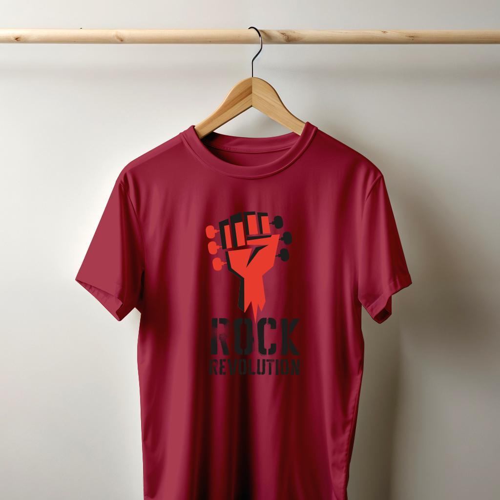 Camiseta Majica sa štampanim printom Cam 155, Unisex, Višnja