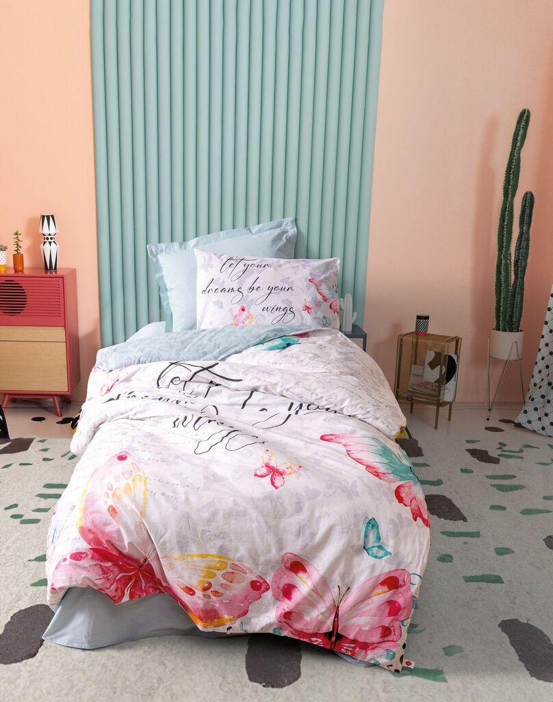 L'essentiel Maison  Set Single dečije posteljine Wings, 160x220 cm, Menta