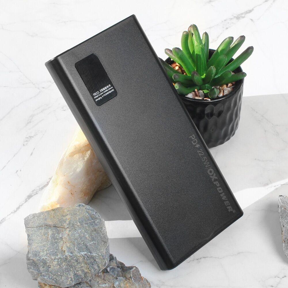 Oxpower Power bank P13, PD brzo punjenje, 12000mAh, Crni