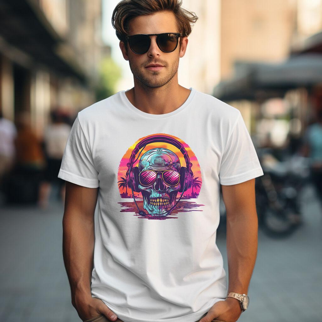 Camiseta Majica sa štampanim printom Cam 361, Muška, Bela