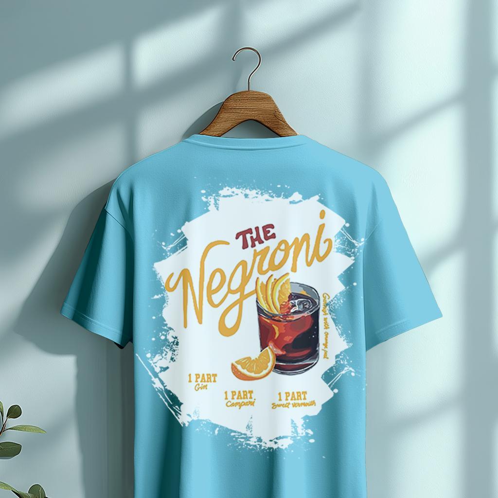 Camiseta Majica sa štampanim printom Frost 5, Unisex, Akvamarin