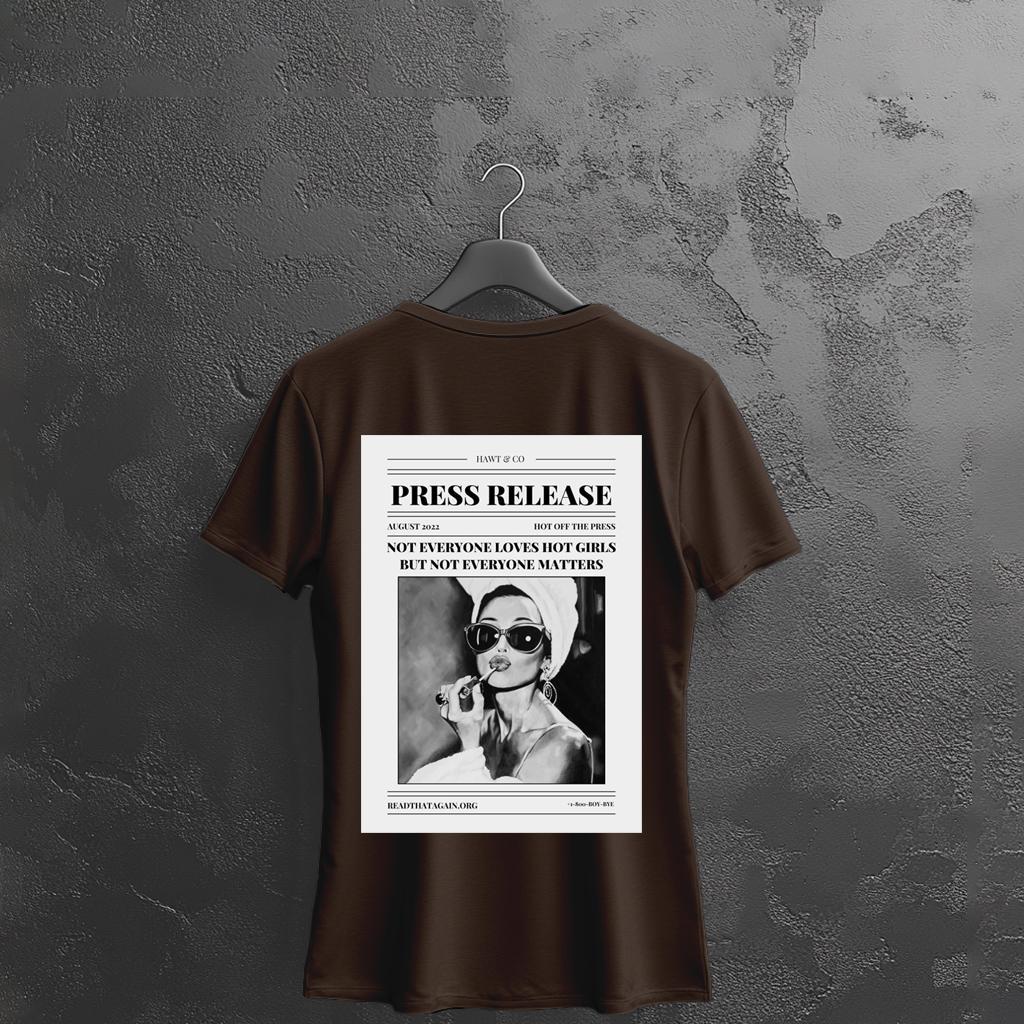 Camiseta Majica sa štampanim printom Frost 9, Ženska, Čokolada