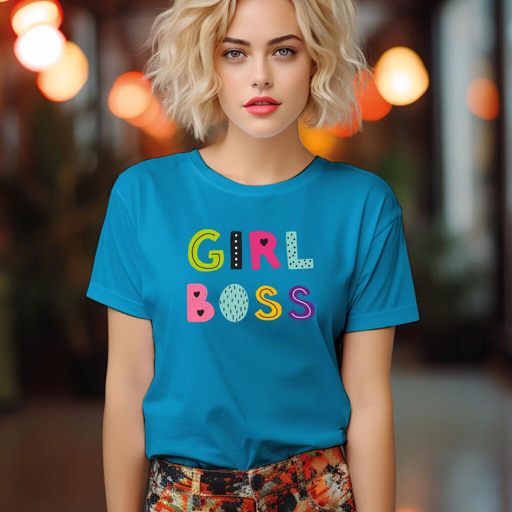 Camiseta Majica sa štampanim printom Cam 226, Ženska, Akva