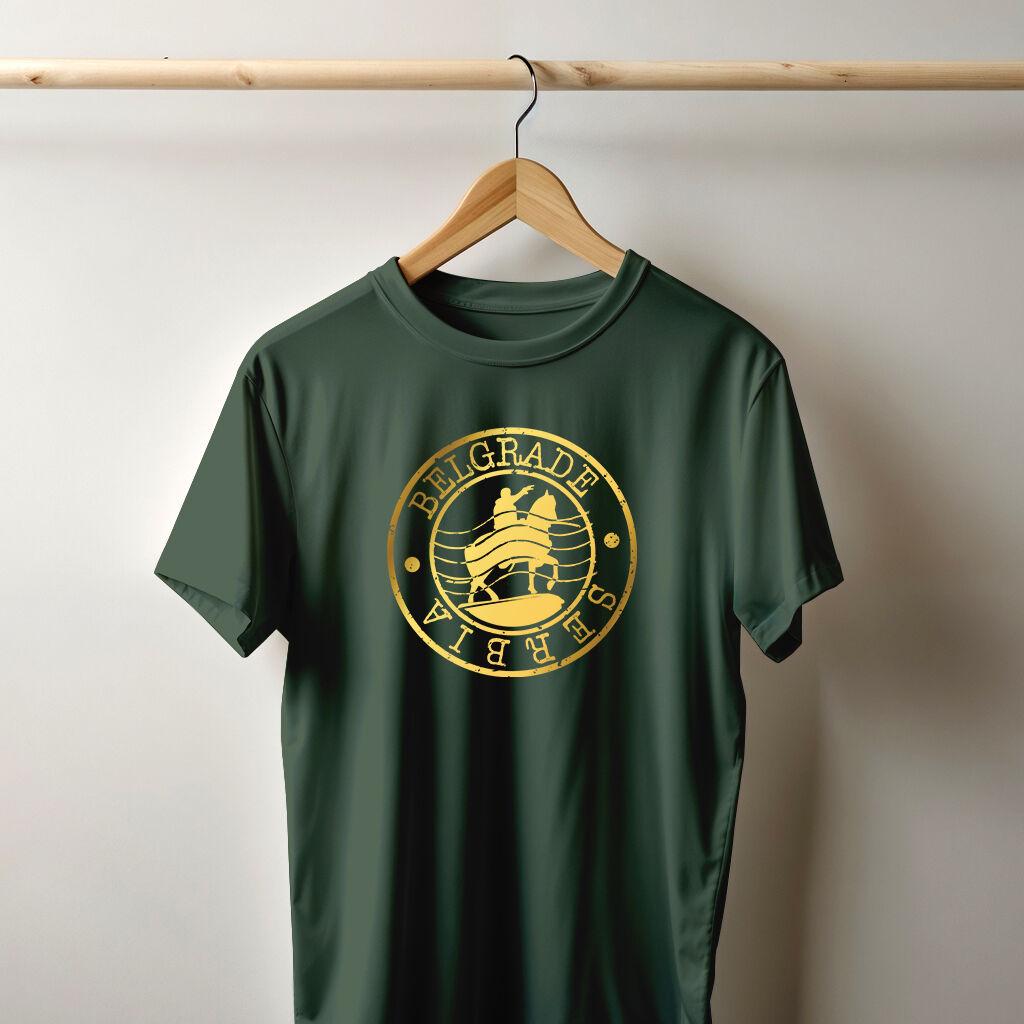 Camiseta Majica sa štampanim printom Cam 197, Muška, Zimzelena