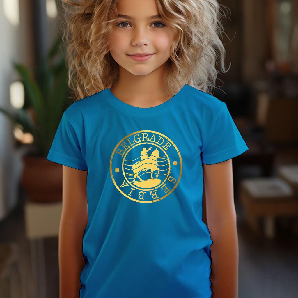 Camiseta Majica sa štampanim printom Cam 197, Dečija, Akva