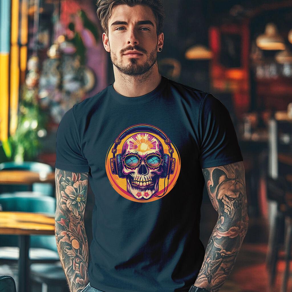 Camiseta Majica sa štampanim printom Cam 363, Muška, Tamnoplava