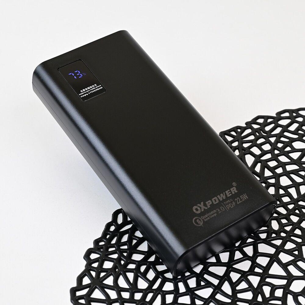 Oxpower Power bank PD22, 20000mAh, PD 22.5W, Crni